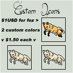 Custom FOX Icons PRICE change see descr.