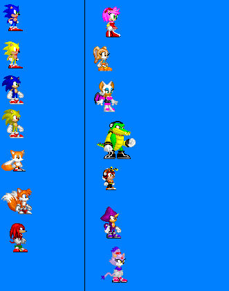 Colors Live - Generations of Sonic Sprites by SuperSonic Fan