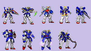 Gundam Wing Sprites pallete swap