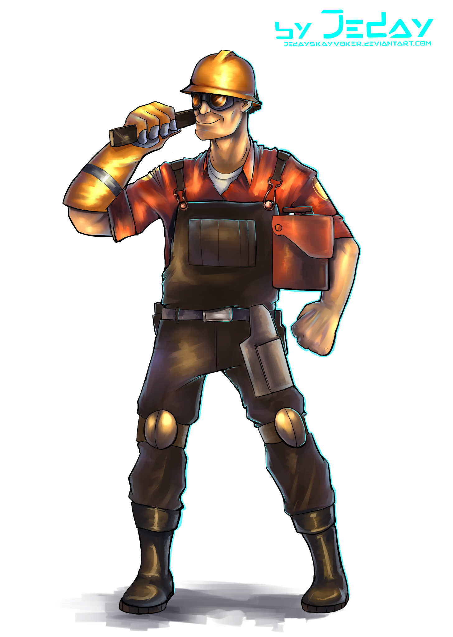 Team Fortress 2 Engineer by JedaySkayVoker on DeviantArt