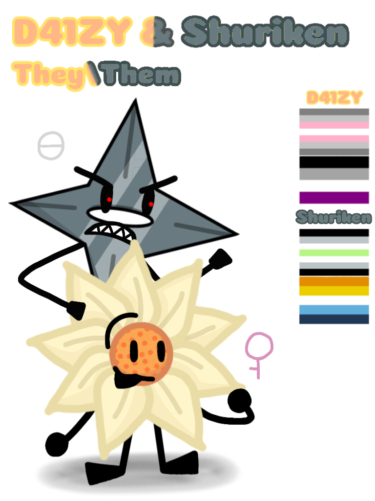 Key Oc Object Show Object Show OC #5 (D41ZY And Shuriken) by FancyProfily on DeviantArt