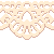 Lace border top center