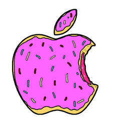 Apple Shaped Donut