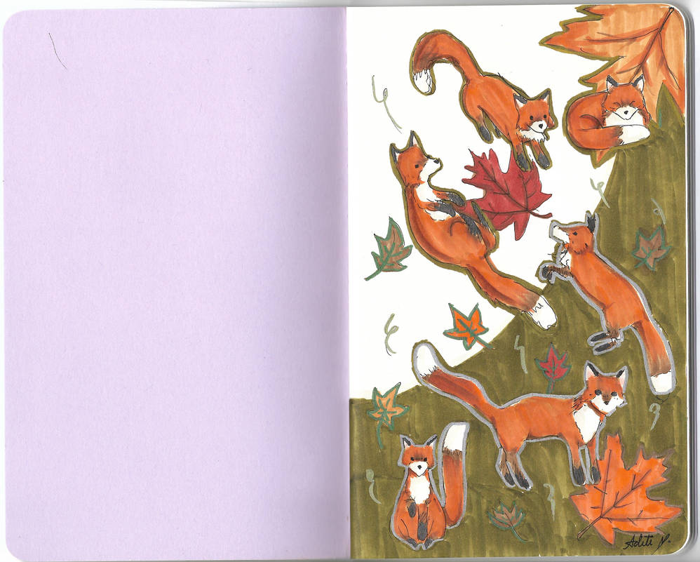 Autumnal Fox by Elinoire Autumnal Fox by Elinoire