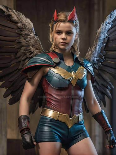 Actress Chloe Grace Moretz as Hawkgirl MULTIHUE SH