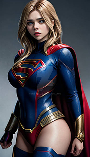 Actress Chloe Grace Moretz as Supergirl GLADIATORS