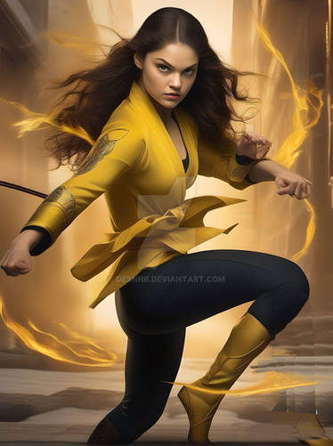 Actress Odeya Rush as Iron Fist FIGHT ACTION