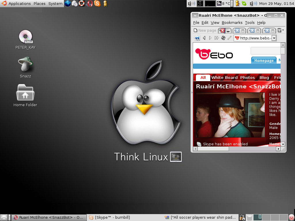 Think Linux by SnazzBot on DeviantArt