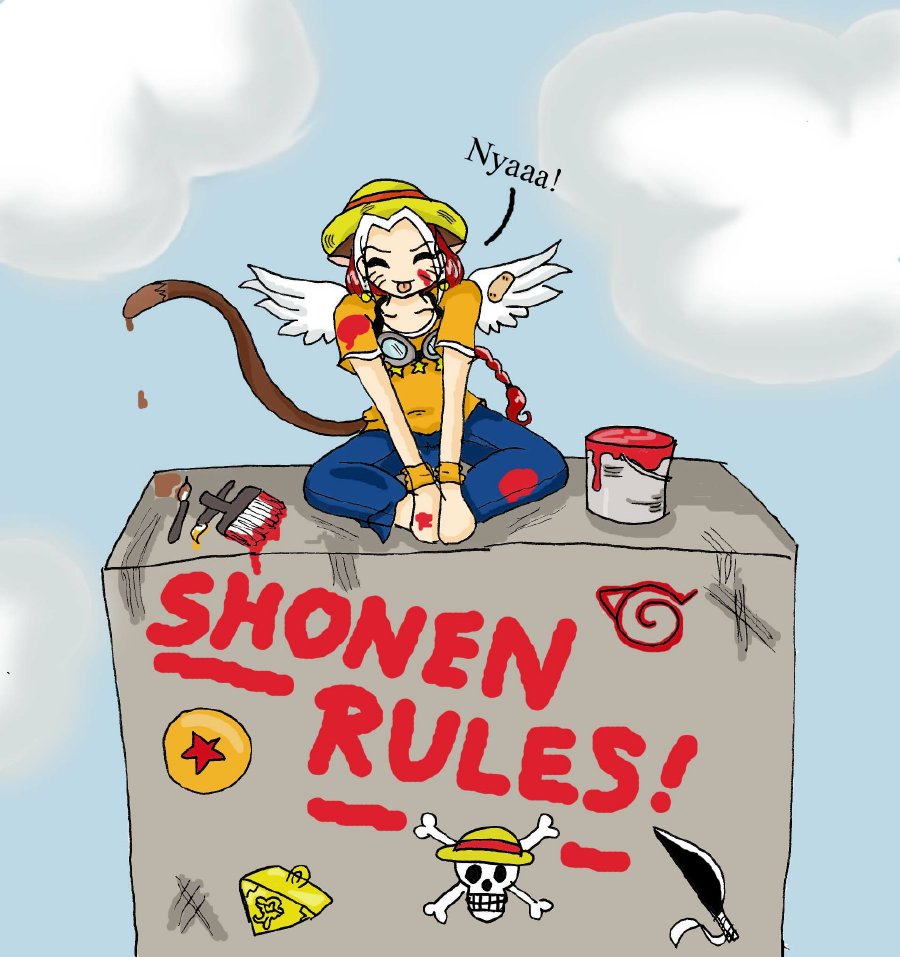 Shonen Rules_Graffiti Kitty