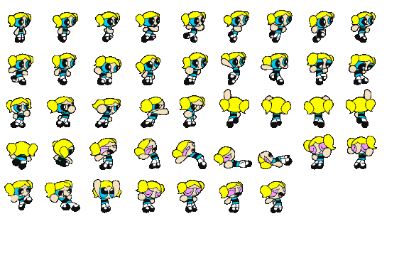 Bubbles Sprites - Poses