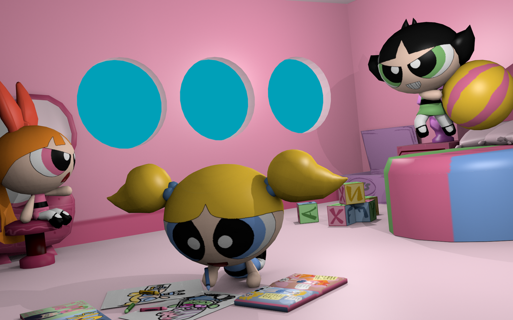 Powerpuff Girls 3d Scene By Tifu On Deviantart Powerpuff Girls 3d Scene By Tifu On Deviantart