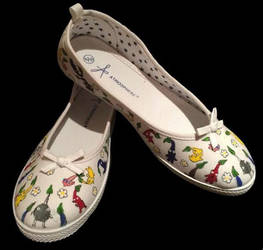 Pikmin! Nintendo inspired shoes