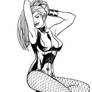 Black Canary B and W