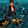 Catwoman on Gotham by night