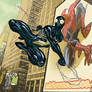 Black Spidey colors by Andrea