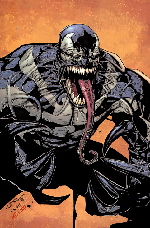 Leinil Venom ink and colors