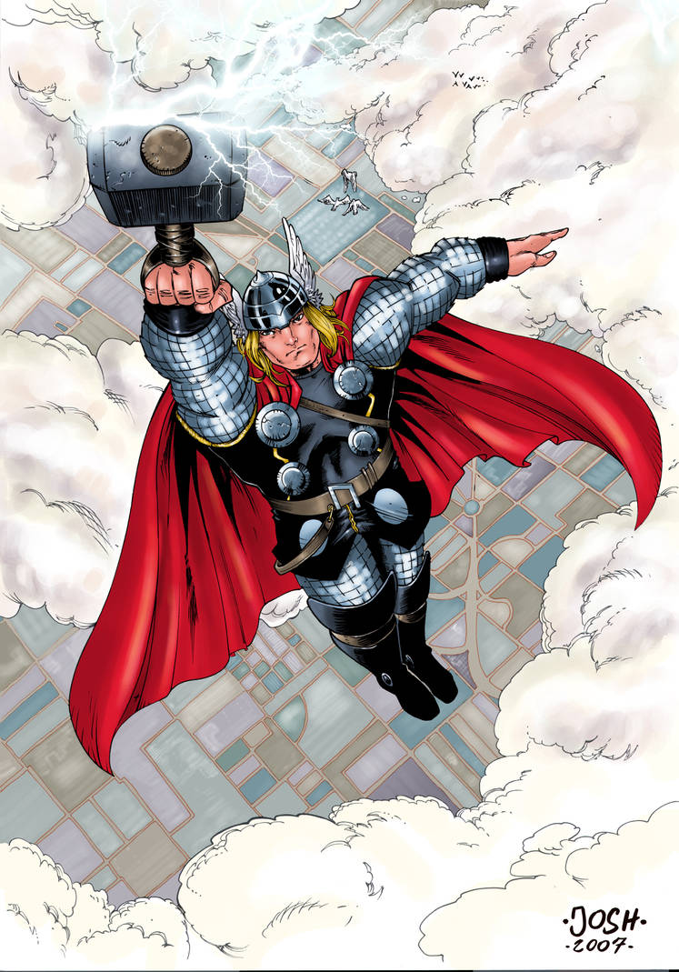 Thor Backing Thor is back colors by JoshTempleton on DeviantArt