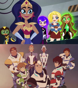 Team Voltron made dc Superhero Girls Proud