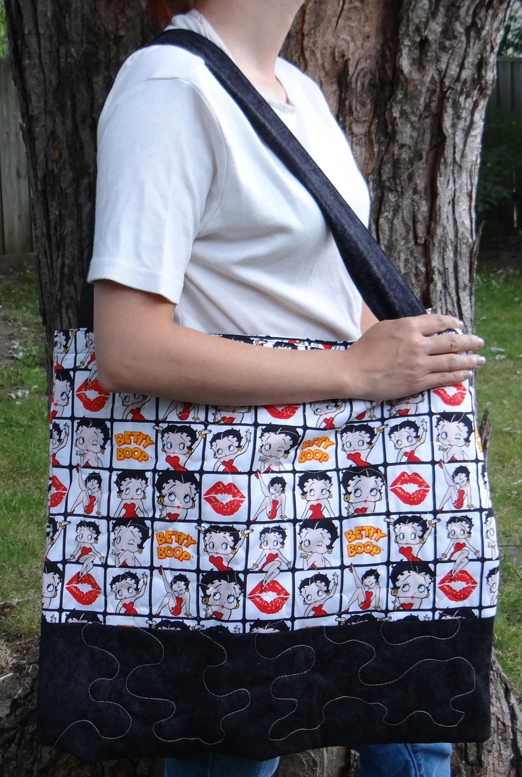 Betty Boop quilted bag