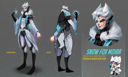 Overwatch fan skin - Moira Snow Fox