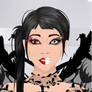 Stardoll red and white make up