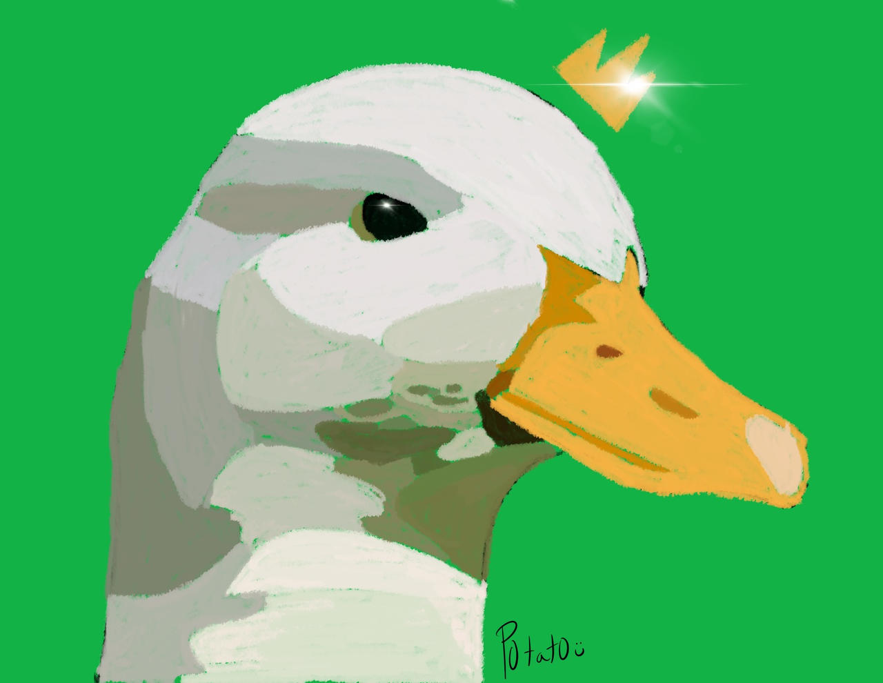 Kin Kun Duck king duck by PotatoDuck345 on DeviantArt