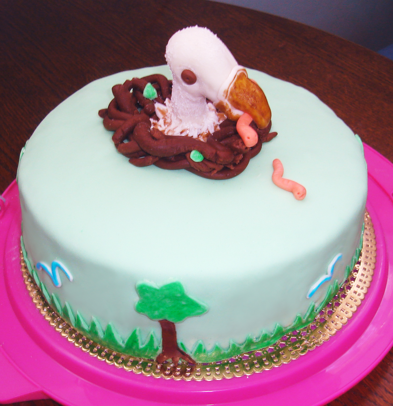 Griffon vulture cake