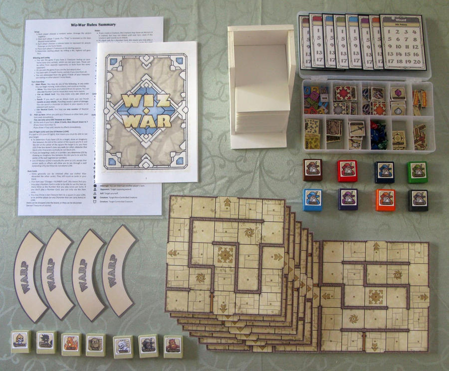 Wiz War boardgame 2