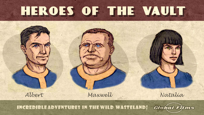 Fallout 1 Characters by ilya-b on DeviantArt