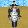Lara drives Shiva-Motorcycle 2