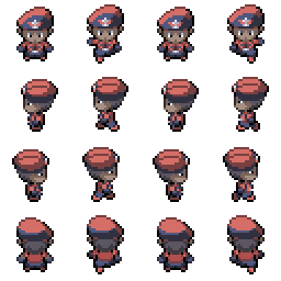 Pokemon Ranger Male XY Overworld by AerunFE on DeviantArt