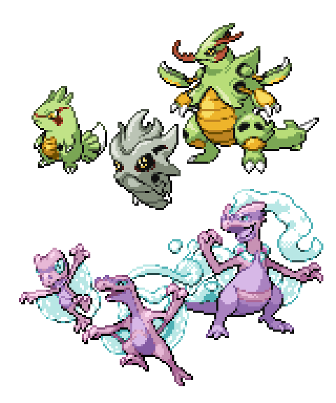 Commission - Regional Pokemon Sprites by AerunFE on DeviantArt