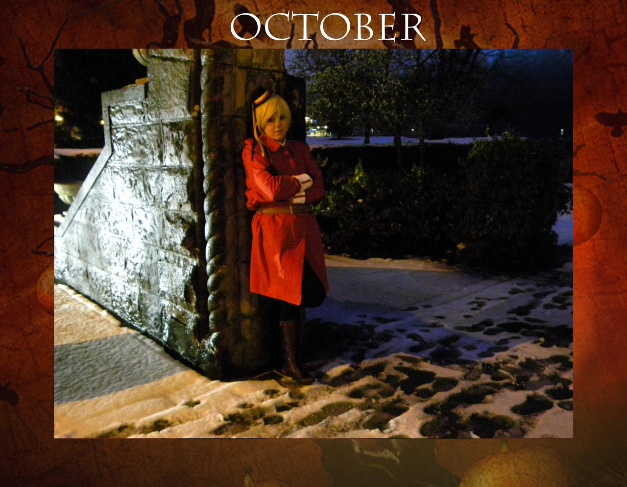 October - Hetalia Cosplay Calander