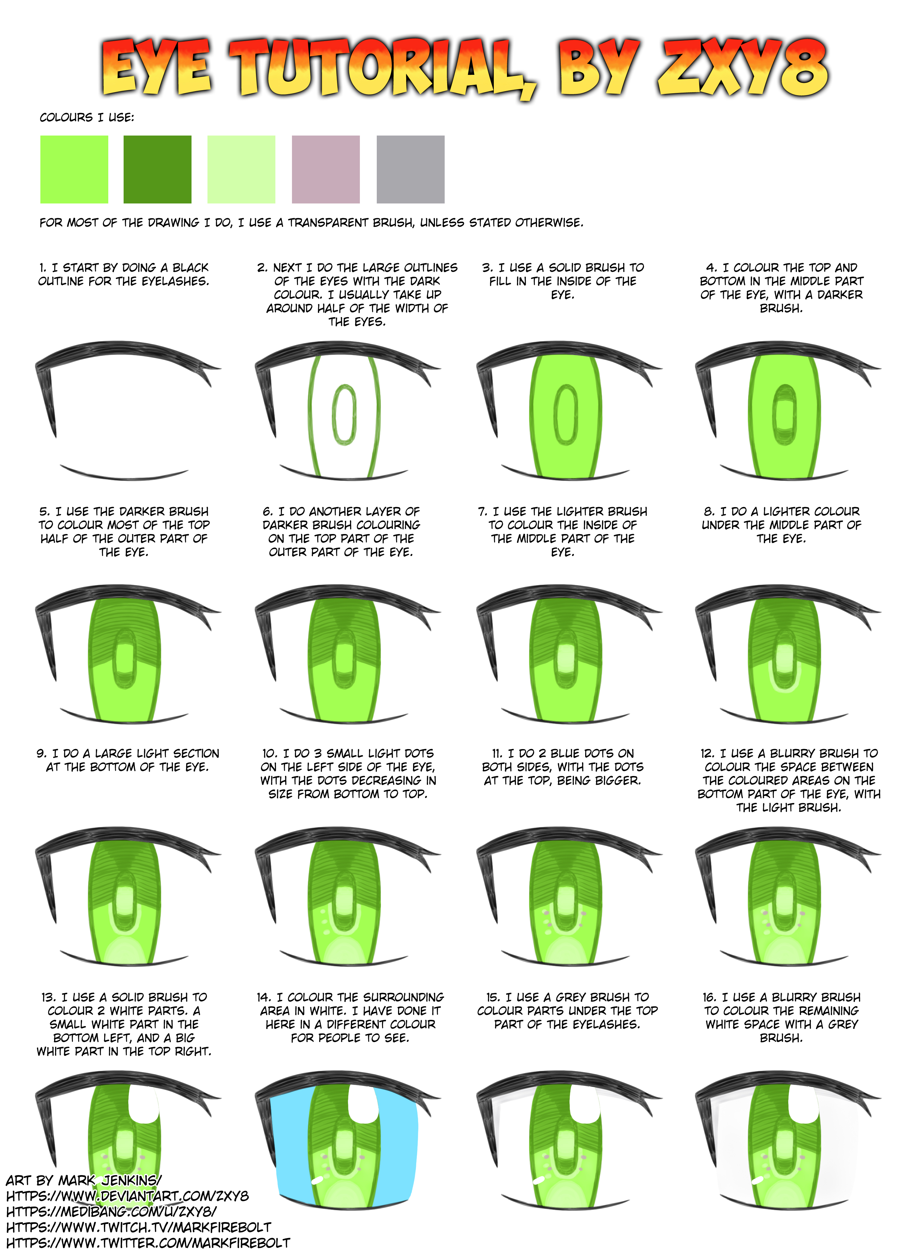 63 PAIRS OF FEMALE ANIME EYES - A Fun Project by aadisart on DeviantArt