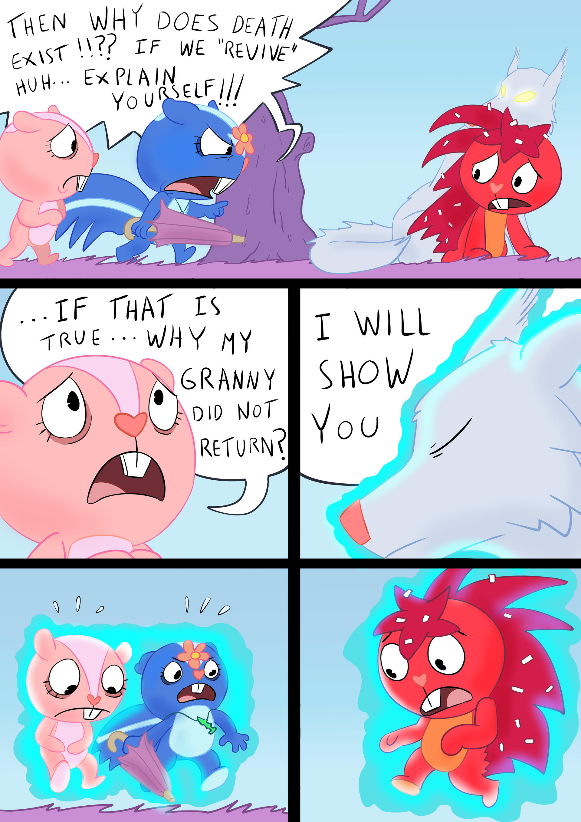 Htf Afflicted HTF. Flaky Werewolf Story, Part 2. Pag 74 by Wolfmarian on DeviantArt