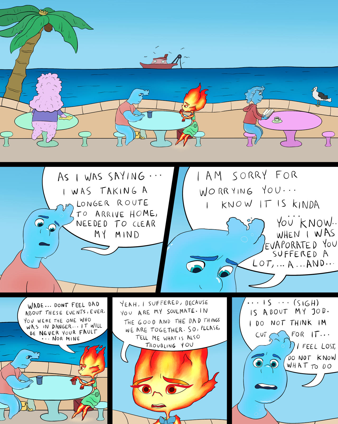 Elemental Werewolf Comic, page 22. by Wolfmarian on DeviantArt