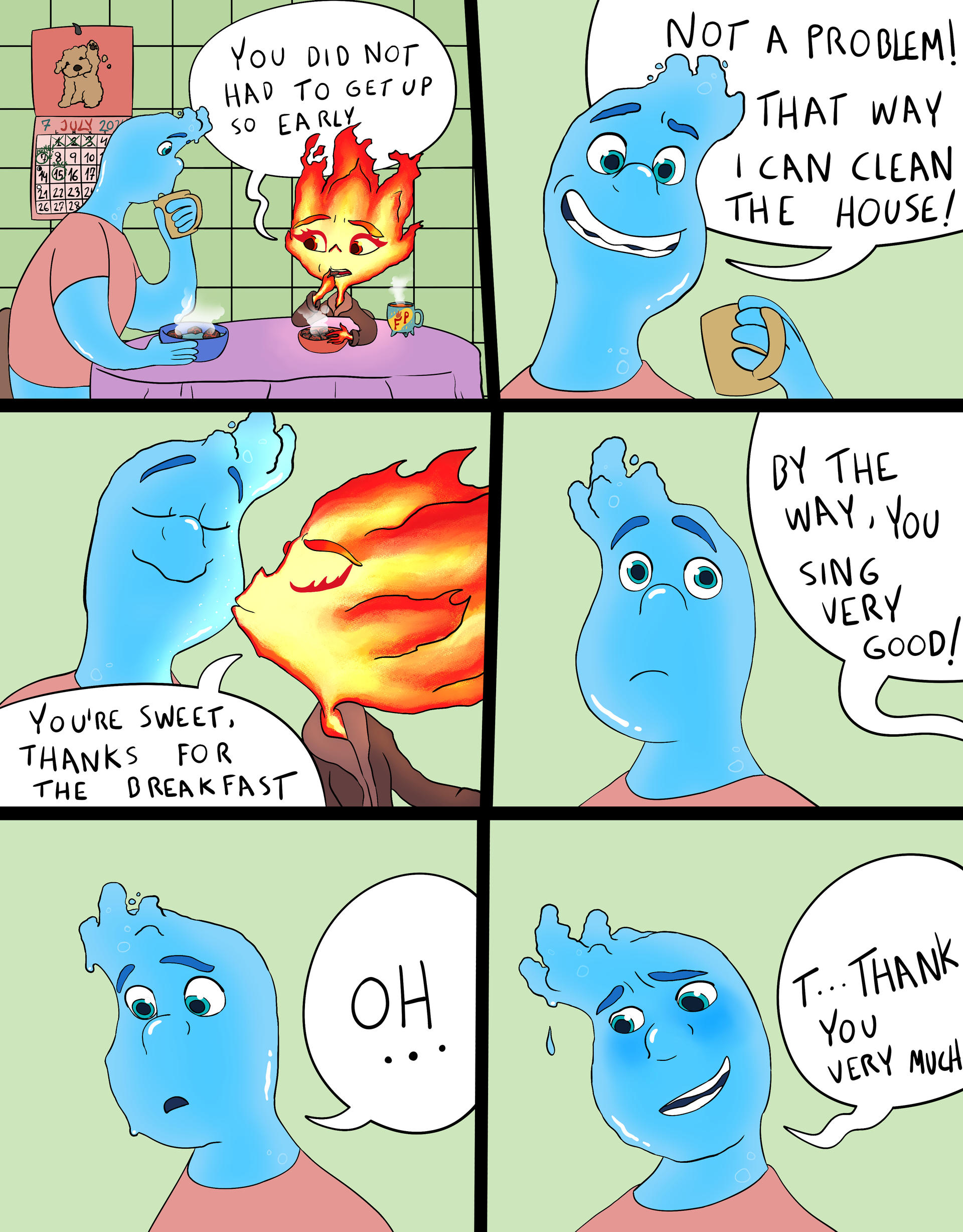 Elemental Werewolf Comic, page 30. by Wolfmarian on DeviantArt