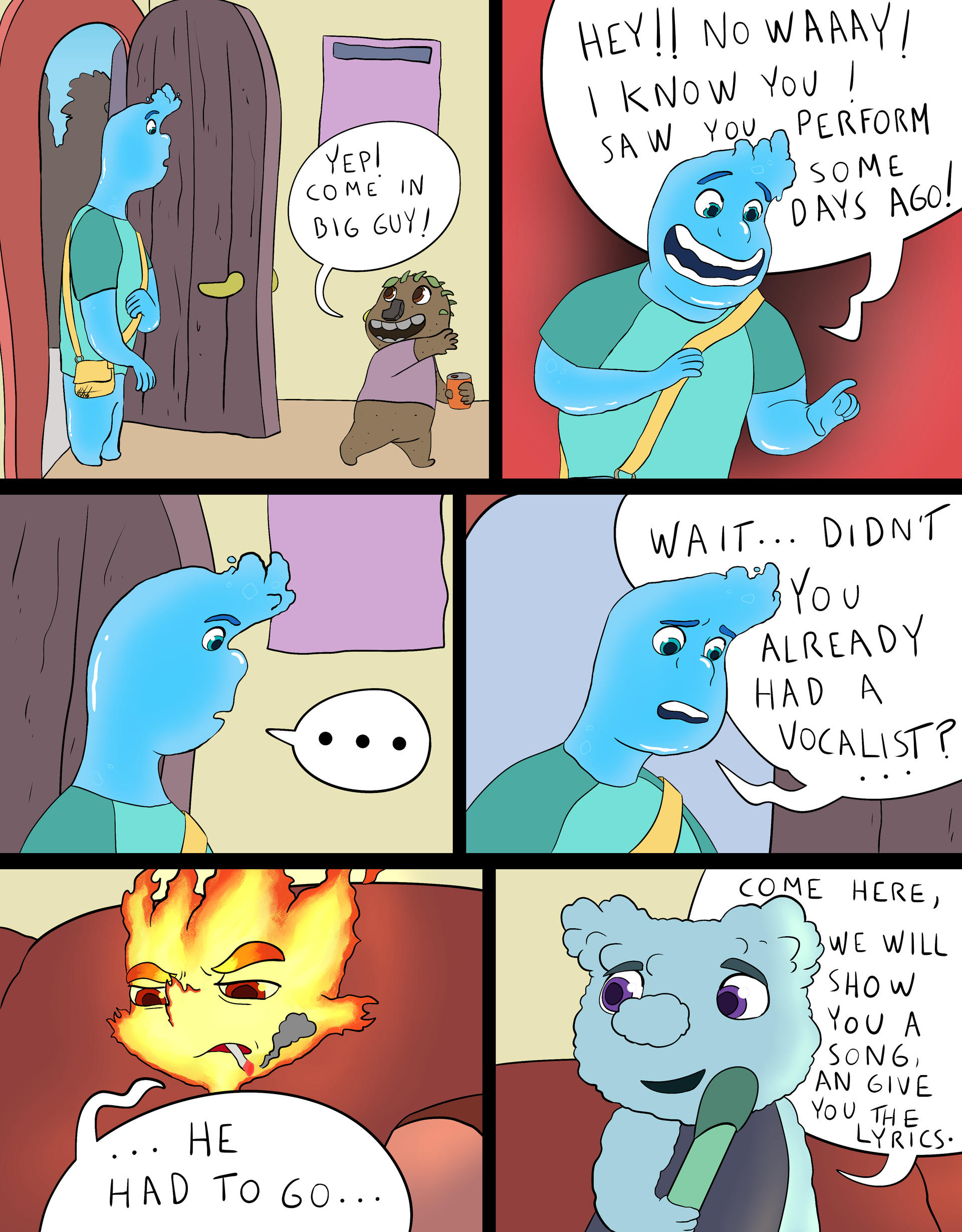 Elemental Werewolf Comic, page 35. by Wolfmarian on DeviantArt