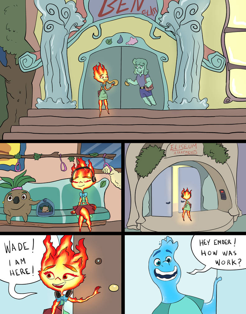 Elemental Werewolf Comic, page 41. by Wolfmarian on DeviantArt