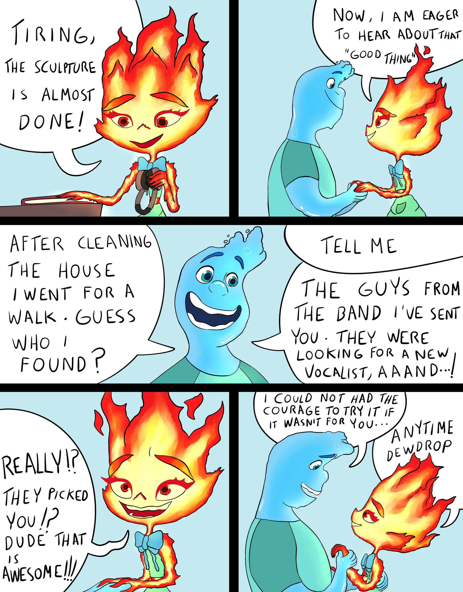 Elemental Werewolf Comic, page 42. by Wolfmarian on DeviantArt