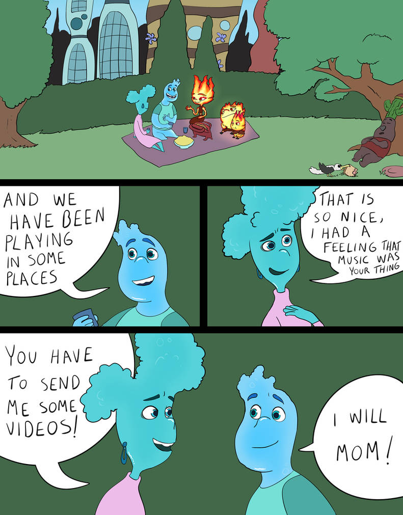 Elemental Werewolf Comic, page 47. by Wolfmarian on DeviantArt