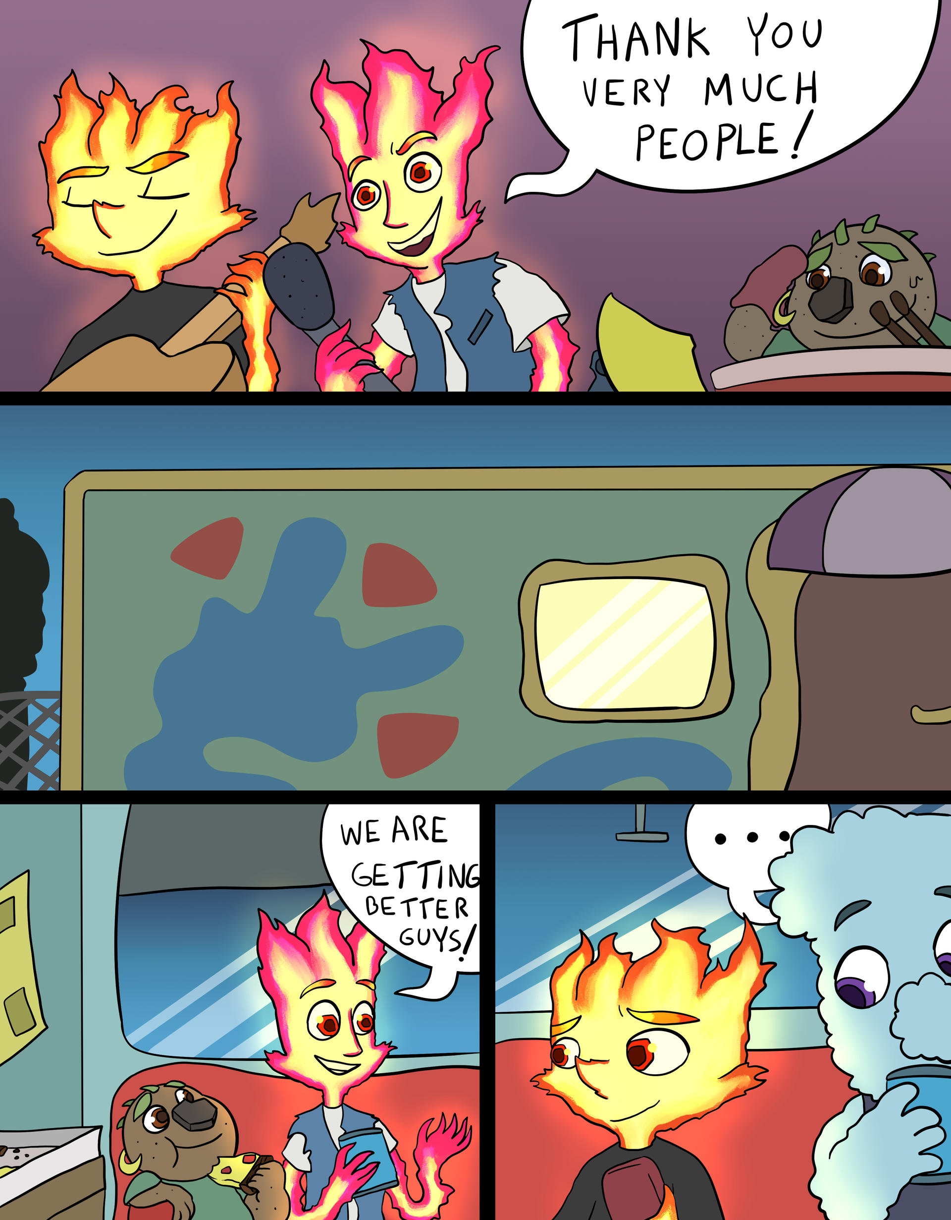 OC Elemental werewolf comic NSFW story page 1 by Wolfmarian on DeviantArt