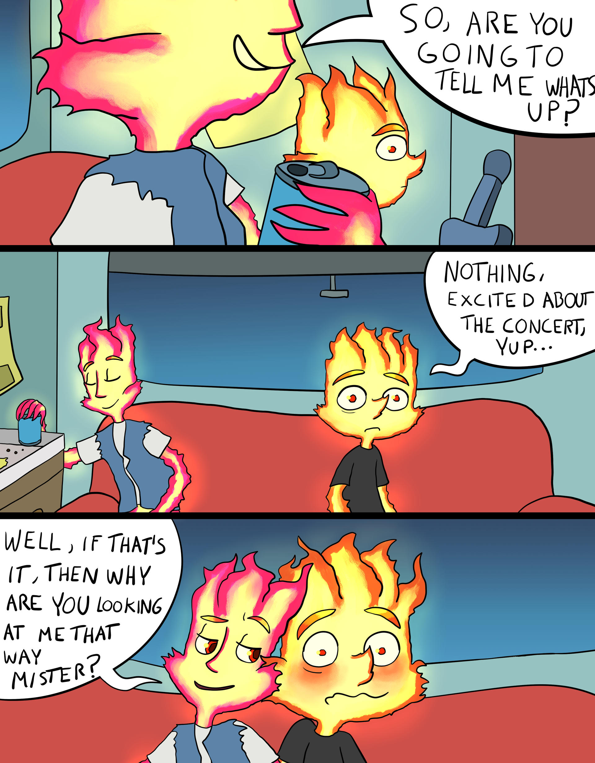 OC Elemental werewolf comic NSFW story page 3 by Wolfmarian on DeviantArt