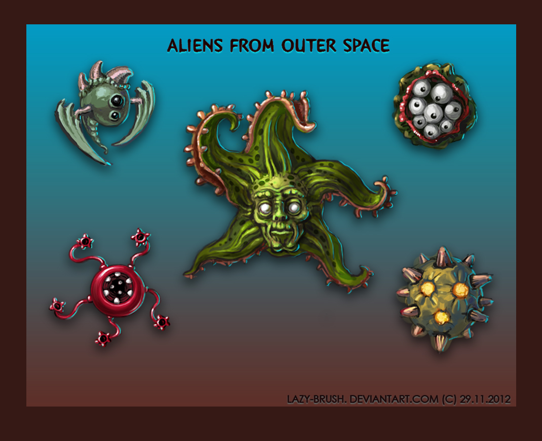 Aliens From Outer Space by lazy-brush on DeviantArt
