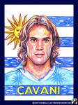 Portrait of Edinson Cavani by lazy-brush