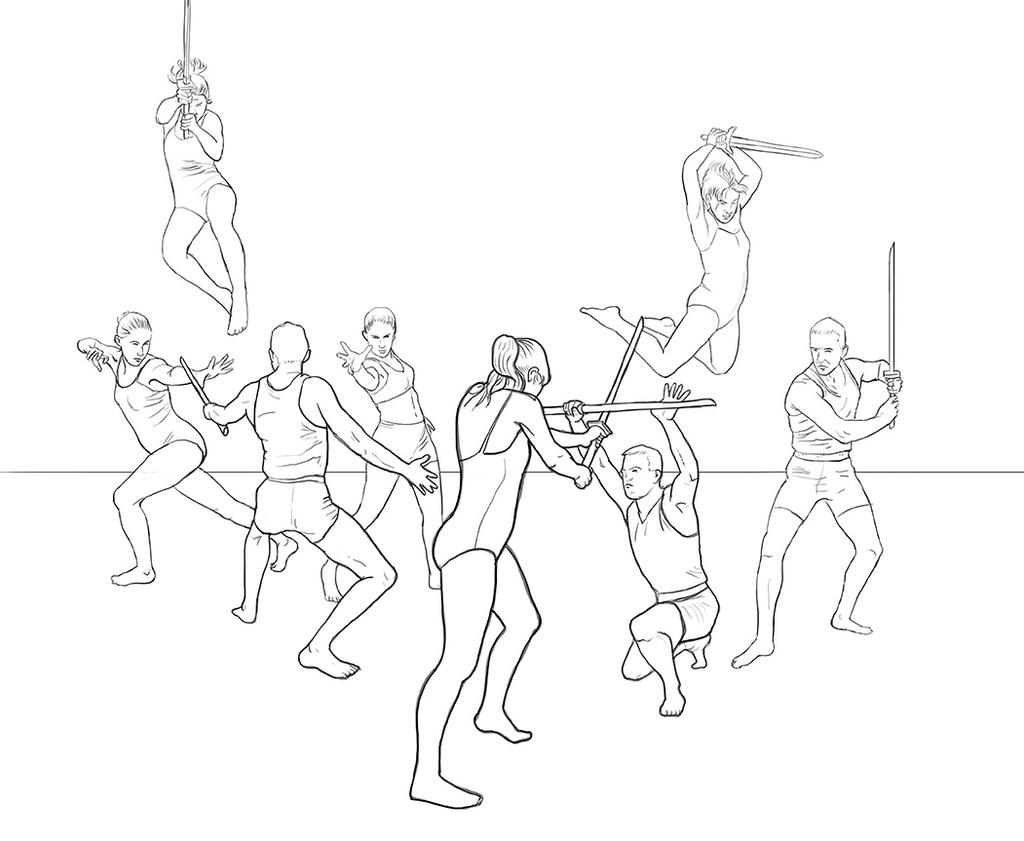 Group Pose Drawing Challenge! by RUGIDOart on DeviantArt