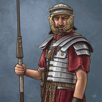 Roman Legionary by RUGIDOart