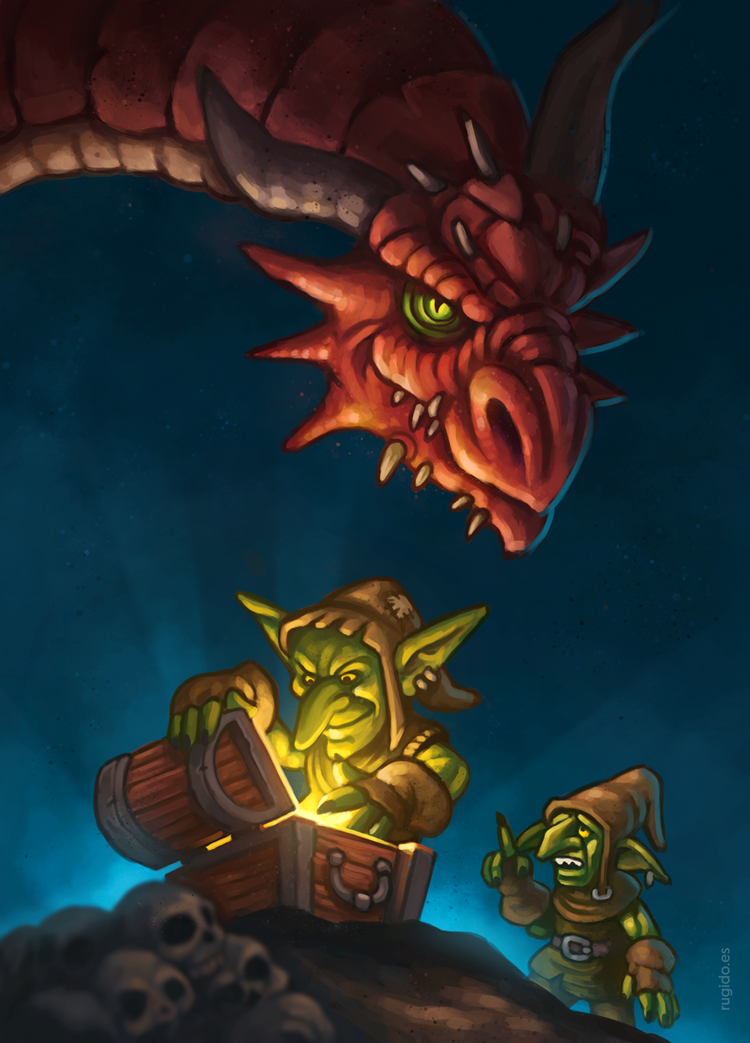Goblin treasure hunters by RUGIDOart on DeviantArt