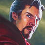 Doctor Strange oil painting