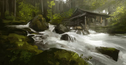 River landscape study